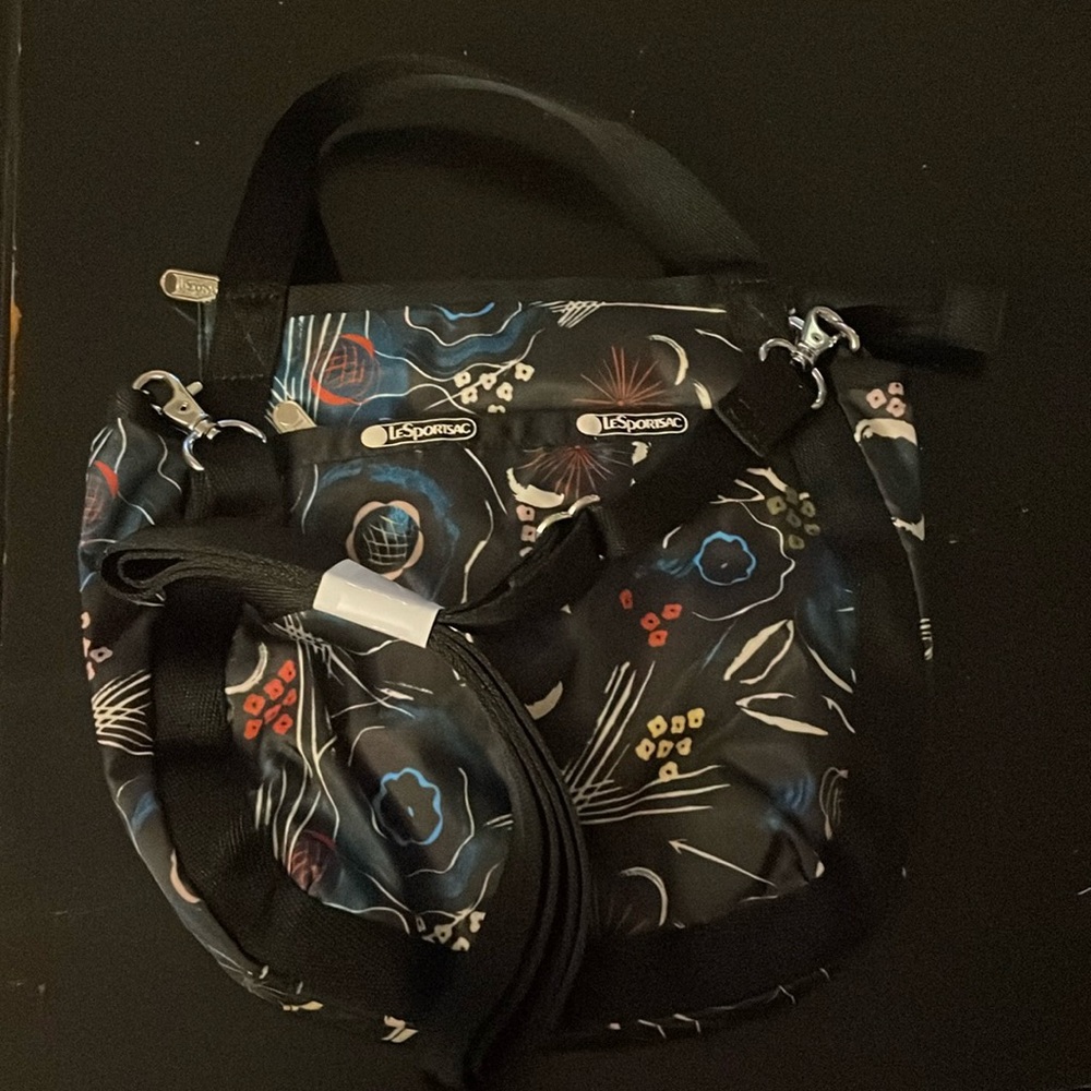Small, black, LeSportSac purse